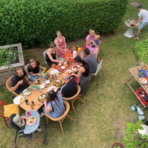 Gelebte Nachbarschaft | Grillnachmittag im Vogelhüttendeich 116 c