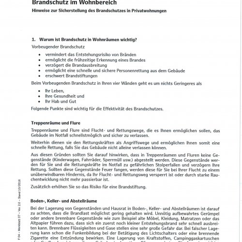 Brandschutz