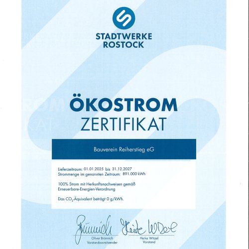 Allgemeinstrom auch in Zukunft klimaneutral